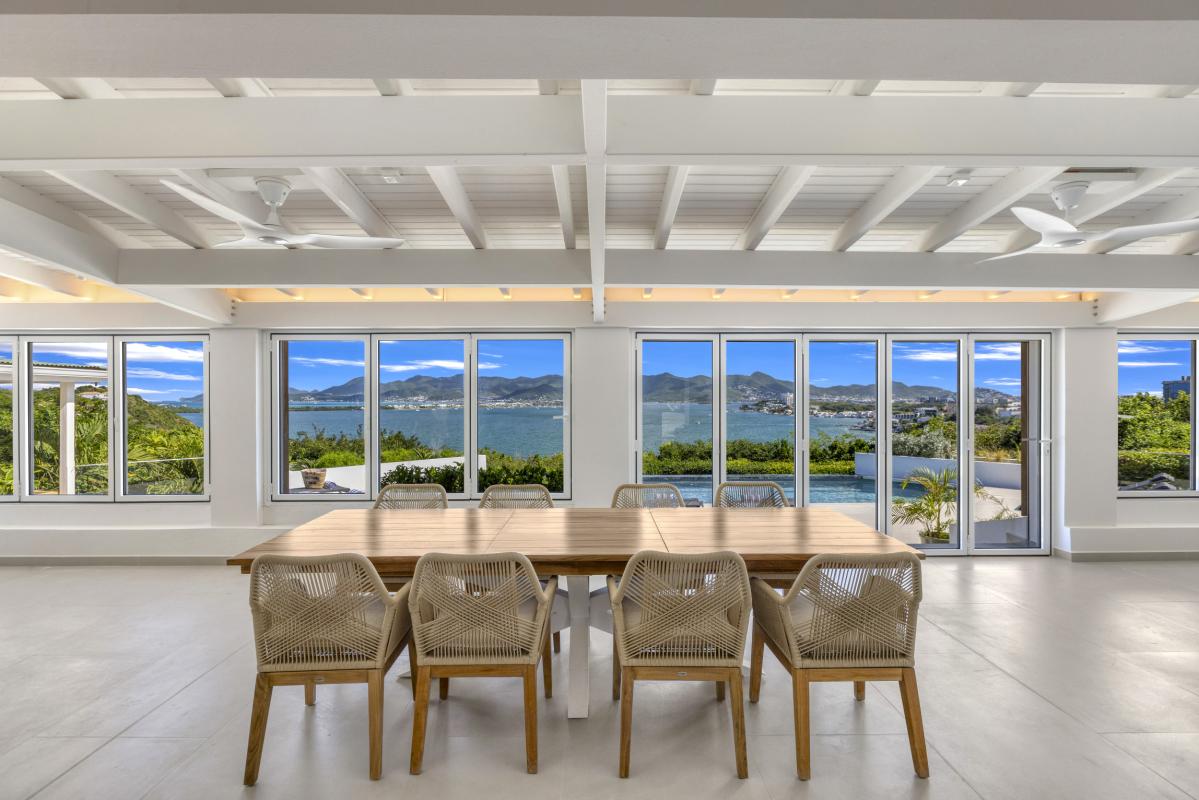 10.Location Villa piscine vue mer Terres Basses Saint Martin